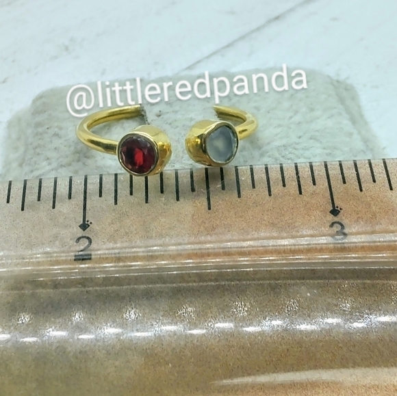 Duo Birthstone Gem ring - Picture 6 of 6